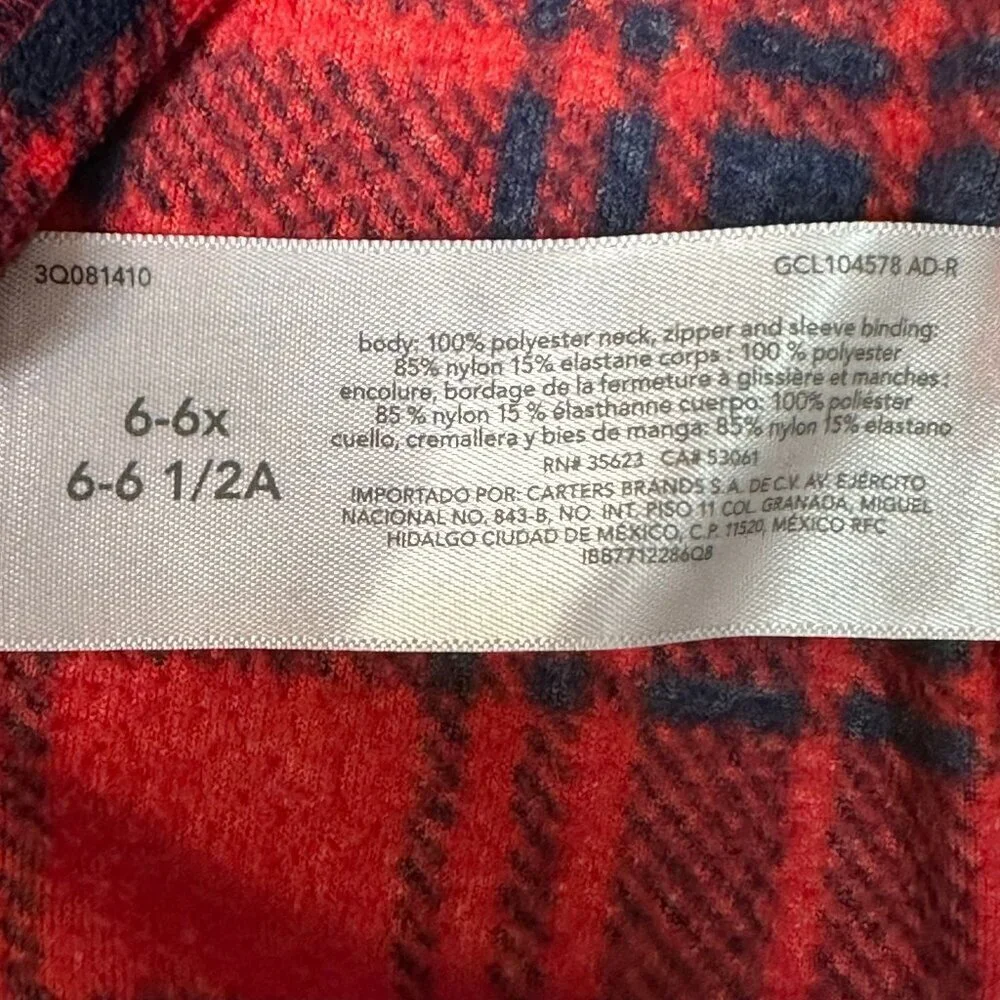 OshKosh Fleece Pullover Size 6-7